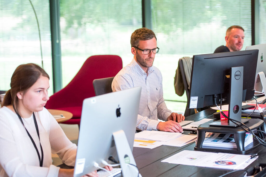 Anciens étudiants du pôle Gestion / Commerce en poste en entreprise.